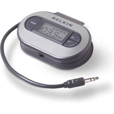 Belkin Tunecast II mobile FM Transmitter, FM-sändare med 3,5mm-kontakt - Svart/Silver