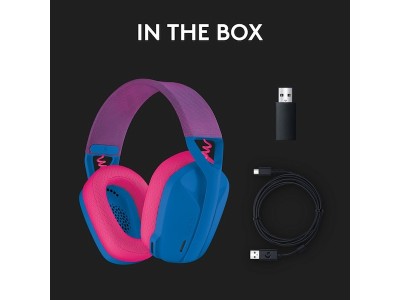 Logitech G435 Lightspeed Wireless Gaming Headset, RF/Bluetooth - Blå#5