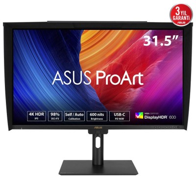 32" Asus ProArt PA32UCE, IPS 4K/3840x2160, 5 ms, HDR10, höjdjusterbar, pivot, 2xHDMI/2xDP/USB-C 96W, högtalare, USB 3.2-hub, hårdvarukalibrering#2