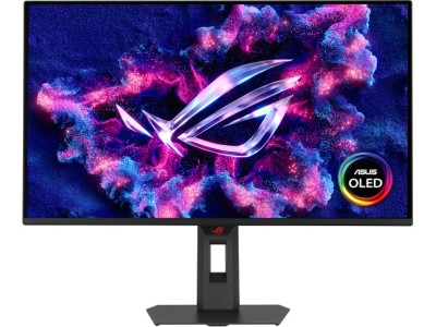 26.5" Asus ROG Strix XG27AQDMES, QD-OLED 2560x1440, 0.03 ms, 240Hz G-Sync, HDR10, höjdjusterbar, pivot, 2xHDMI/DP, USB 3.2-hubb