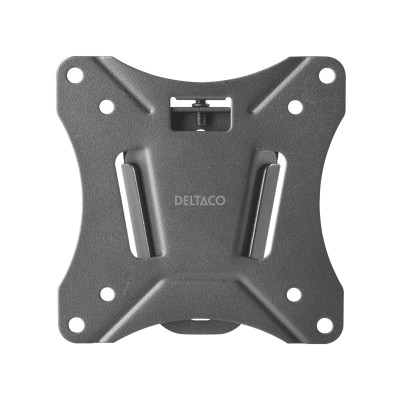 DELTACO OFFICE Fixerat väggfäste, kompakt, 13"-27", 25 kg, svart#2