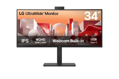 LG 34" B2B 34BA85QE Webcam | 3440x1440 | IPS | Curved 3800R | 5ms | 60Hz | 3Ã¥r