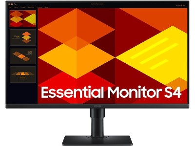 27" Samsung Essential Monitor S4 27D402, IPS 1920x1080, 5 ms, 100Hz, höjdjusterbar, pivot, 2xHDMI/DP, USB 2.0-hubb#1