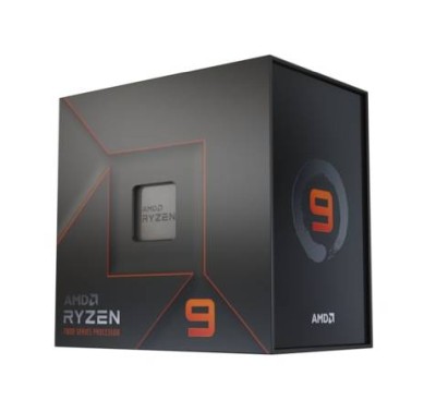 AMD Ryzen 9 7900X 12-Core 24-Thread (170W), 4,7/5,6 GHz, 76 MB cache, Socket AM5, Radeon Graphics, boxad utan kylare