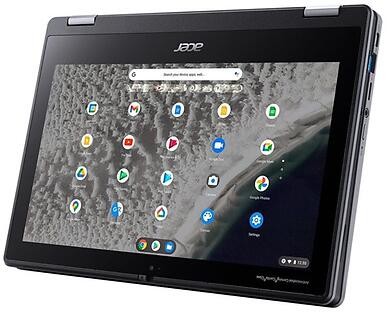 Acer Chromebook Spin 511 R757T-TCO-C4LQ, 11.6" HD IPS touch, Intel N150, 8 GB, 64 GB eMMC, WiFi 6E, Chrome OS