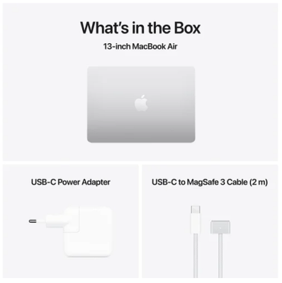 Apple MacBook Air 13.6 tum, Apple M4 10-core CPU 10-core GPU, 16 GB, 512 GB SSD - Silver#3