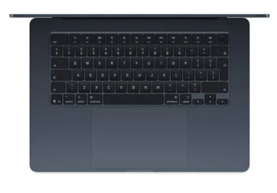 Apple MacBook Air 15.3 tum, Apple M4 10-core CPU 10-core GPU, 32 GB, 512 GB SSD, 70W strömadapter - Midnatt#2