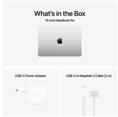 Apple MacBook Pro 14 tum, M4 Pro 14-Core CPU 20-Core GPU, 24 GB minne, 1 TB SSD - Silver#4