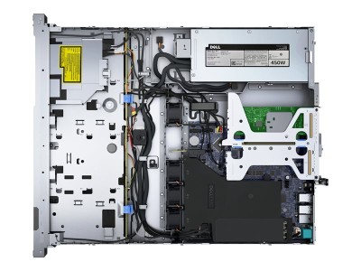 Dell PowerEdge R250, Intel Xeon E-2334 4-Core, 16 GB RAM, 2 TB HDD, 4x3.5", PERC H355, rackmonterad 1U, 3 års på-platsen-garanti#3