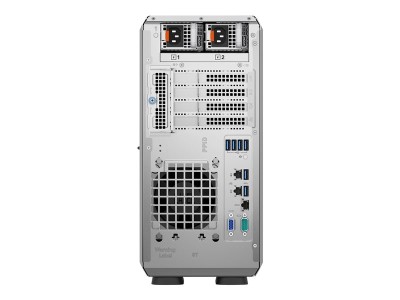 Dell PowerEdge T350, Intel Xeon E-2336 6-Core, 16 GB RAM, 480 GB, 8x3.5" Hot-Swap, PERC H755, 3 års på-platsen-garanti NBD#3