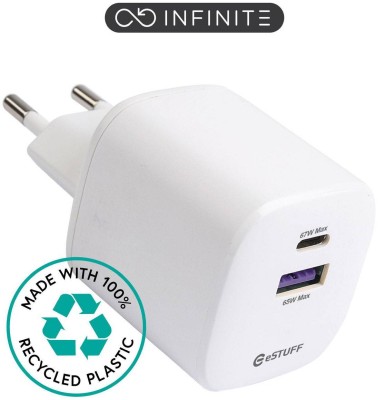 AC-adapter eSTUFF INFINITE USB-C Charger 67W GaN, 1xUSB-C / 1xUSB-A