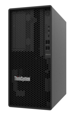 Lenovo ThinkSystem ST45 V3 Tower, AMD EPYC 4344P 8-Core, 1x32 GB RAM, 2x960 GB Micron 5400 Pro SSD, utan operativsystem