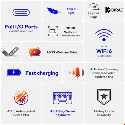 Asus Vivobook F1704VA-AU052W, 17,3" FHD, Core 5 120U, 16 GB, 512 GB, Win11 home#9