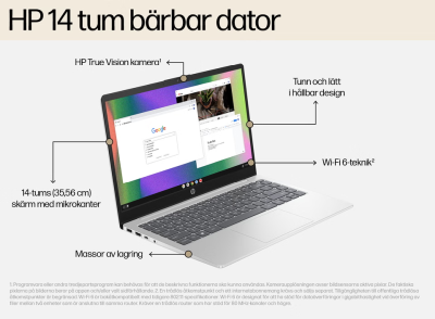 HP Laptop 14-em0057no 14" Ryzen 5 7520U 8GB RAM 512GB SSD#6