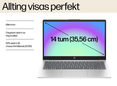 HP Laptop 14-em0057no 14" Ryzen 5 7520U 8GB RAM 512GB SSD#7