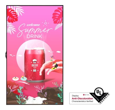 55" LG 55XS4P-B Window Facing Display, 1920x1080, LAN/WiFi, WebOS, 24/7-drift