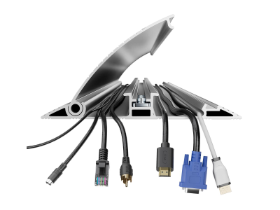 Multibrackets M Cable Cover Floor Aluminium | W 139mm | Aluminium | 750mm#9