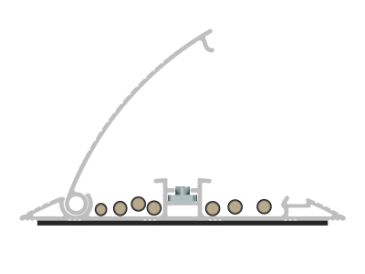 Multibrackets M Cable Cover Floor Aluminium | W 139mm | Aluminium | 750mm#10