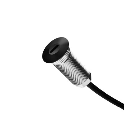 Ochno Socket USB-C endast laddning, 2m, skruv, svart
