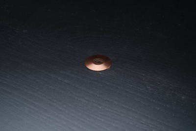 Ochno Socket, med låsskruv, Bord, infälld plant, Koppar#6