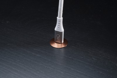 Ochno Socket, med låsskruv, Bord, infälld plant, Koppar#7