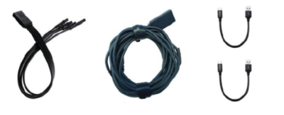 Ochno O-PC-3 Daisy chain adapter, Svart, 2m