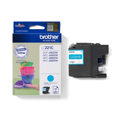 Brother LC221C, Cyan 260 sidor