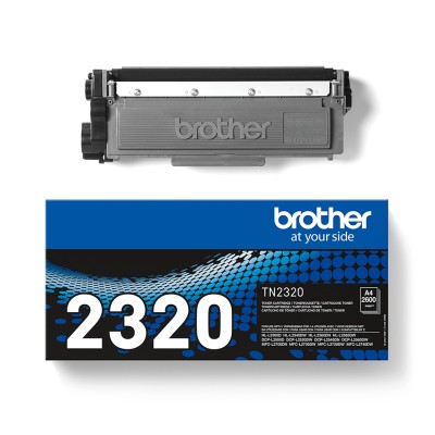 Brother TN-2320, 2600 sidor, Svart