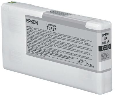 Epson Stylus Pro 4900 Ljus Svart (T6537), 200 ml