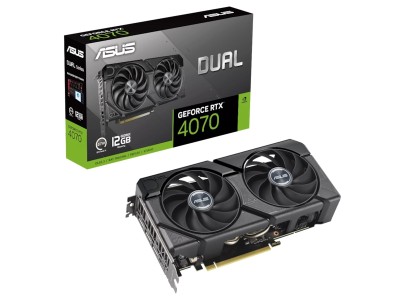 Asus GeForce RTX 4070 Dual Evo 12 GB GDDR6, HDMI/3xDP