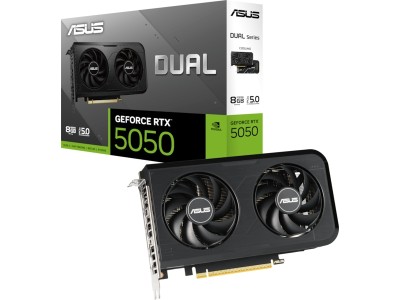 Asus GeForce RTX 5050 Dual 8 GB GDDR6, HDMI/3xDP