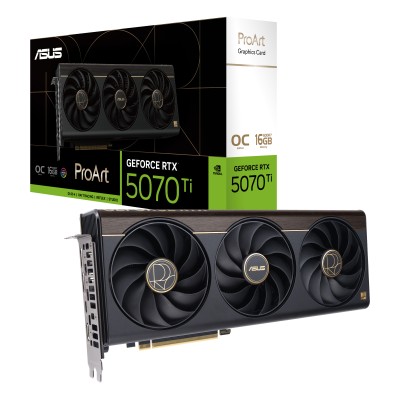 Asus GeForce RTX 5070 Ti PROART OC 16 GB GDDR7, HDMI/2xDP/USB-C