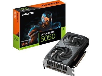 Gigabyte GeForce RTX 5050 WINDFORCE OC 8 GB GDDR6, 2xHDMI/2xDP#1