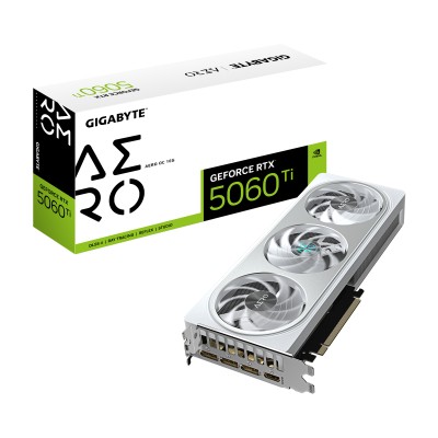 Gigabyte GeForce RTX 5060 Ti AERO OC 16 GB GDDR7, HDMI/3xDP, RGB Lighting#1