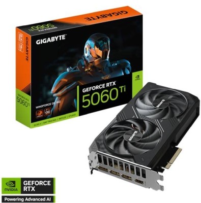 Gigabyte GeForce RTX 5060 Ti WINDFORCE OC 16 GB GDDR7, HDMI/3xDP#1