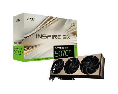 MSI GeForce RTX 5070 Ti INSPIRE 3X OC 16 GB GDDR7, HDMI/3xDP#1