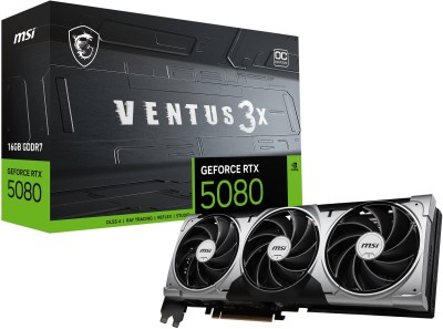 MSI GeForce RTX 5080 Ventus 3X OC 16 GB GDDR7, HDMI/3xDP