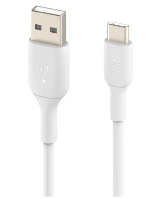 USB-kabel Belkin BoostCharge USB-A till USB-C, 1 meter - Vit