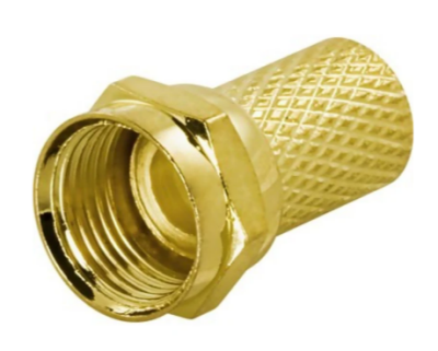 F-kontakt, hane, 9,5mm RG6/antennkablage, skruvmontering#2