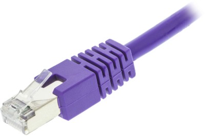 DELTACO F/UTP Cat6 patchkabel, 5m, 250MHz, Delta-certifierad, LSZH, lila