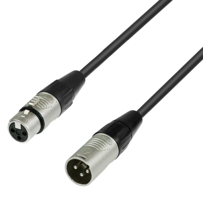 Adam Hall Cables 4 Star Series - DMX Cable REAN XLR male to XLR female 10.0 m