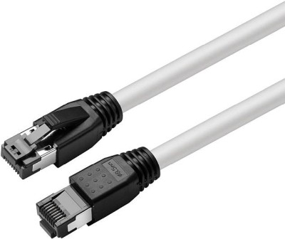 Nätverkskabel skärmad Cat8.1 S/FTP, MicroConnect, LSZH, 3 meter - Vit