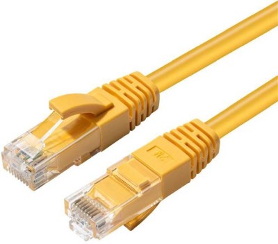 Nätverkskabel MicroConnect oskärmad U/UTP Cat.6a, RJ45, 500MHz, LSZH, 10 meter - Gul