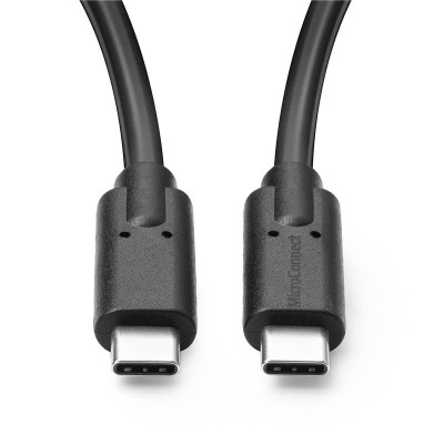 MicroConnect USB-C 3.2 Gen.2, 20Gbps, 100W, 0,25m - Svart#2