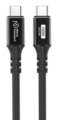 MicroConnect USB-C cable 1m, 100W, 20Gbps, USB 3.2 Gen 2x2#2