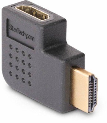 Adapter HDMI hane till hona, StarTech, 4K@60Hz, vinklad höger - Svart#2