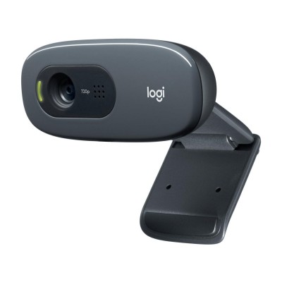 Logitech C270 HD Webcam - Webbkamera - färg - 1280 x 720 - 720p - ljud - USB 2.0
