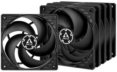 Fläkt 120 mm Arctic Cooling P12 PWM PST, 200-1800 rpm, 56.3 cfm, 5-pack - Svart