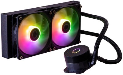 Cooler Master ML240L Core Black, 2x120 mm fläktar, ARGB - Svart
