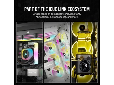 Corsair iCUE LINK H100i RGB, 240mm - Svart#9